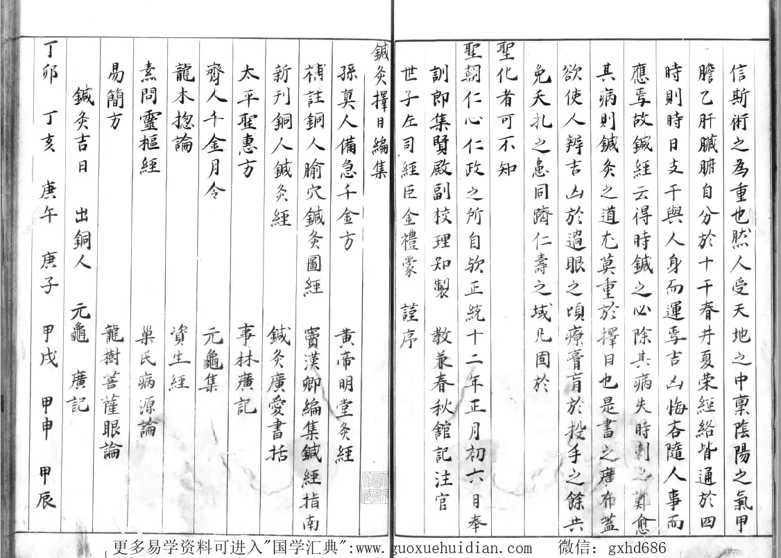 鍼灸擇日編集 国学古籍 第1张-