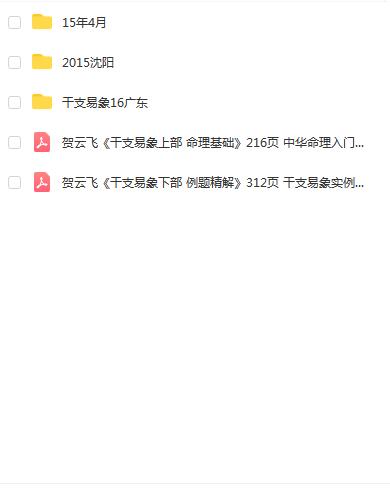 贺云飞干支易象绝密录音及资料，2015 2016年三套+干支易象上下pdf