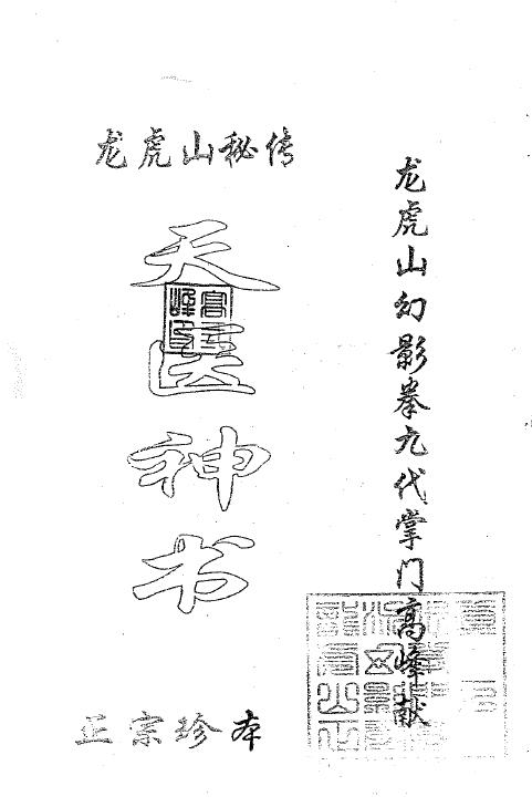高峰：龙虎山秘传 天医神书