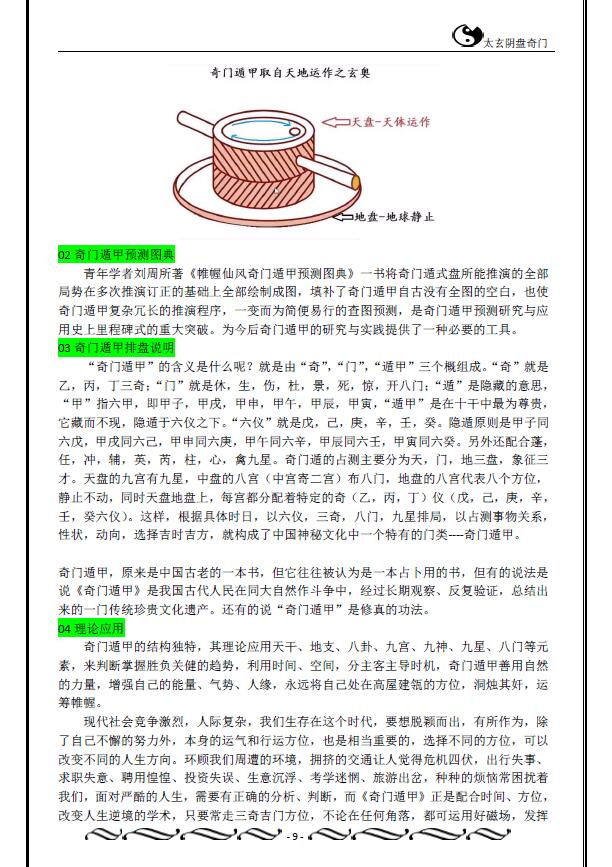 佚名《道家太玄阴盘奇门》266页 奇门三式 第5张-