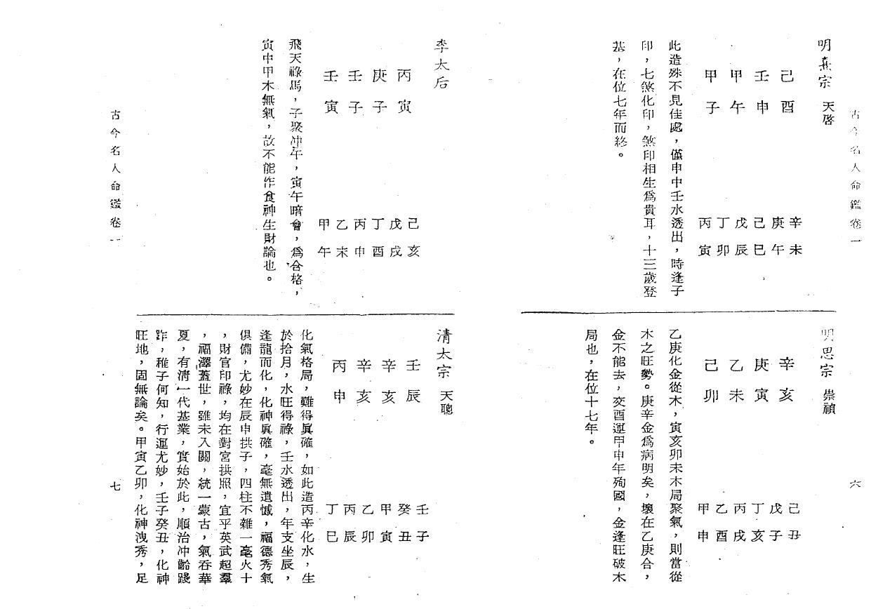 徐乐吾《古今名人命鉴》 八字命理 第4张-