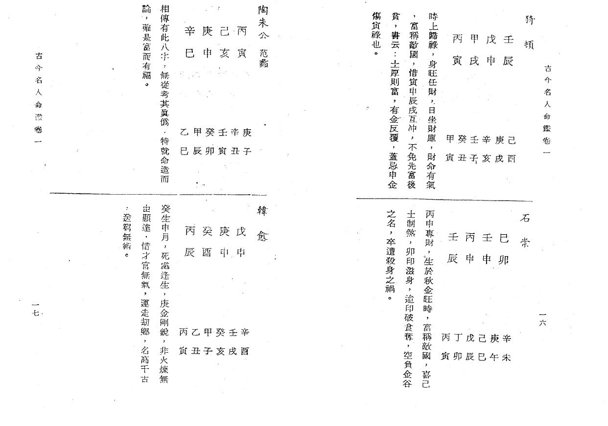 徐乐吾《古今名人命鉴》 八字命理 第6张-
