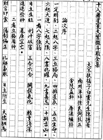 十八飞星策天紫微斗数全集手抄本