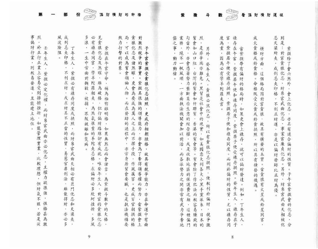 谢天诠《紫微斗数看偏财横财运程》 易学 第4张-