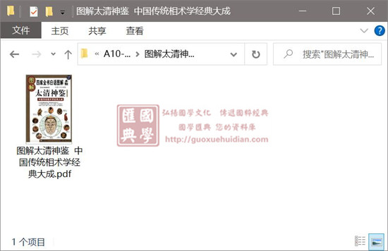 王朴原《图解太清神鉴 中国传统相术学经典大成》许颐平 程子和点校 易学 第1张-