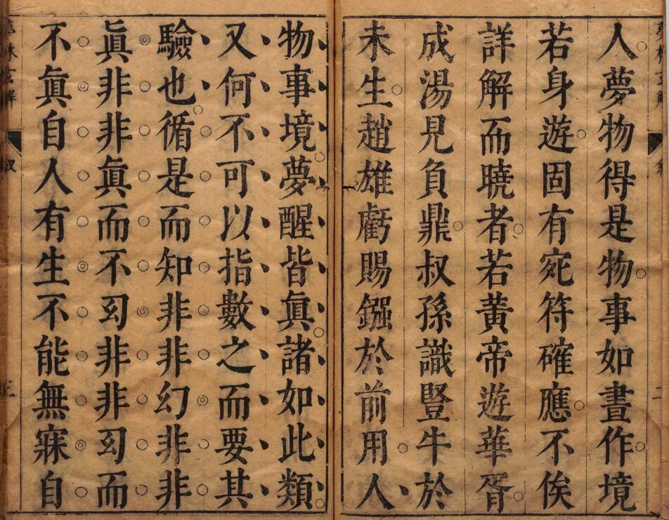 《梦林玄解》梦原梦论梦禳各2卷梦占23卷 宋邵雍辑 明陈士元补 明崇祯09年刊本 国学古籍 第3张-