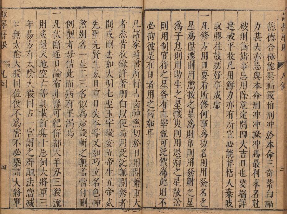 术数古籍《诹择秘典》二卷 (明)黄汝和 附诹择历眼 明天启三年豫章黄氏刊本 国学古籍 第4张-