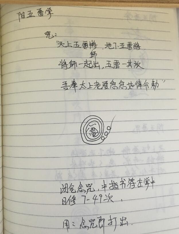 华光大帝《华光法》手写法本 易学 第6张-