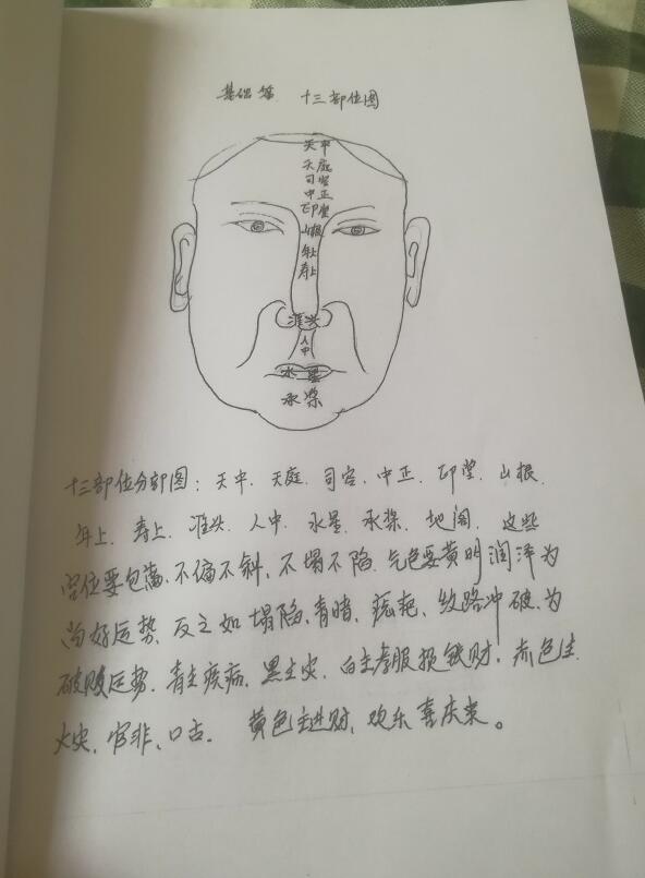 定马桩《民间相师看相绝技》手抄本 手相面相 第3张-