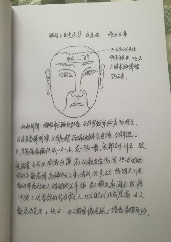 定马桩《民间相师看相绝技》手抄本 手相面相 第5张-