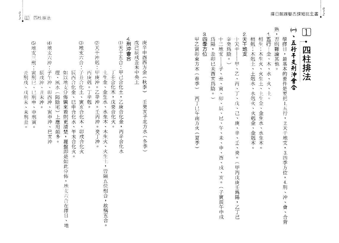 冯严筑《择日馆嫁娶吉课细批全书》 择日天文 第4张-