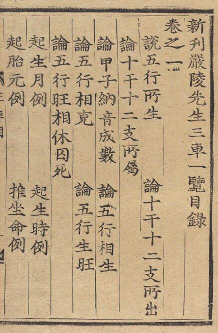 四柱命理学古籍《三车一览命书详论》十卷(宋)方谦之 八字命理 第2张-