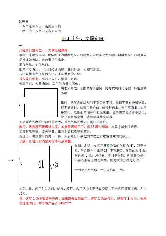 冠元玄空风水笔记真实记录完整版