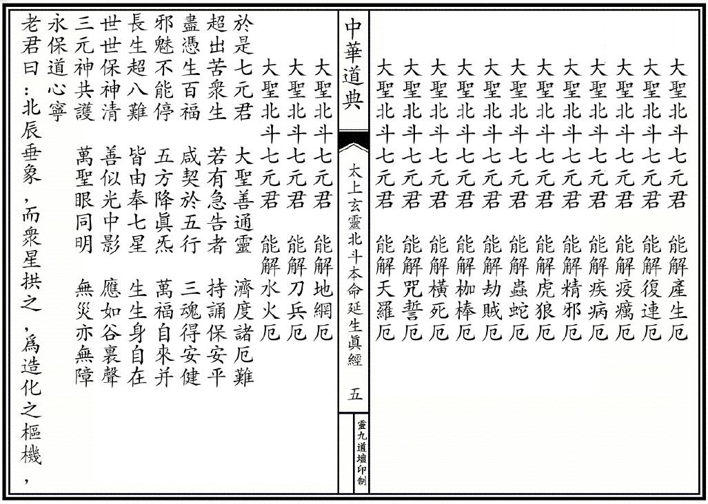 《太上玄灵北斗本命延生真经》10页 易学 第6张-