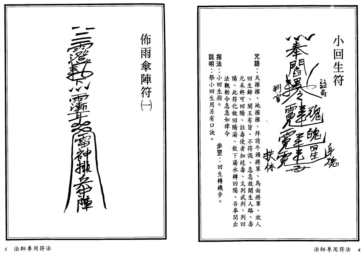 真德大师 英真大师 永靖大师《法师专用符法》 易学 第5张-