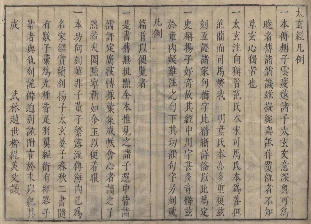 (汉)扬雄《扬子太玄经》十卷 天一阁藏本 国学古籍 第3张-