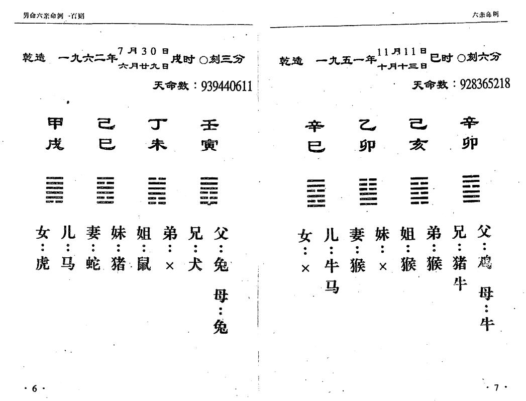 曹展硕《铁板神数六亲命例二百例》 易学 第5张-