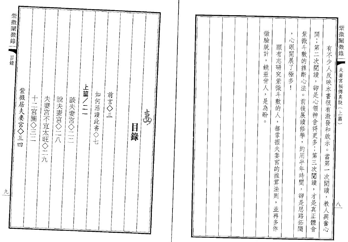 陈雪涛《夫妻宫密传真诀》紫薇阐微录 上下篇合订本 易学 第2张-