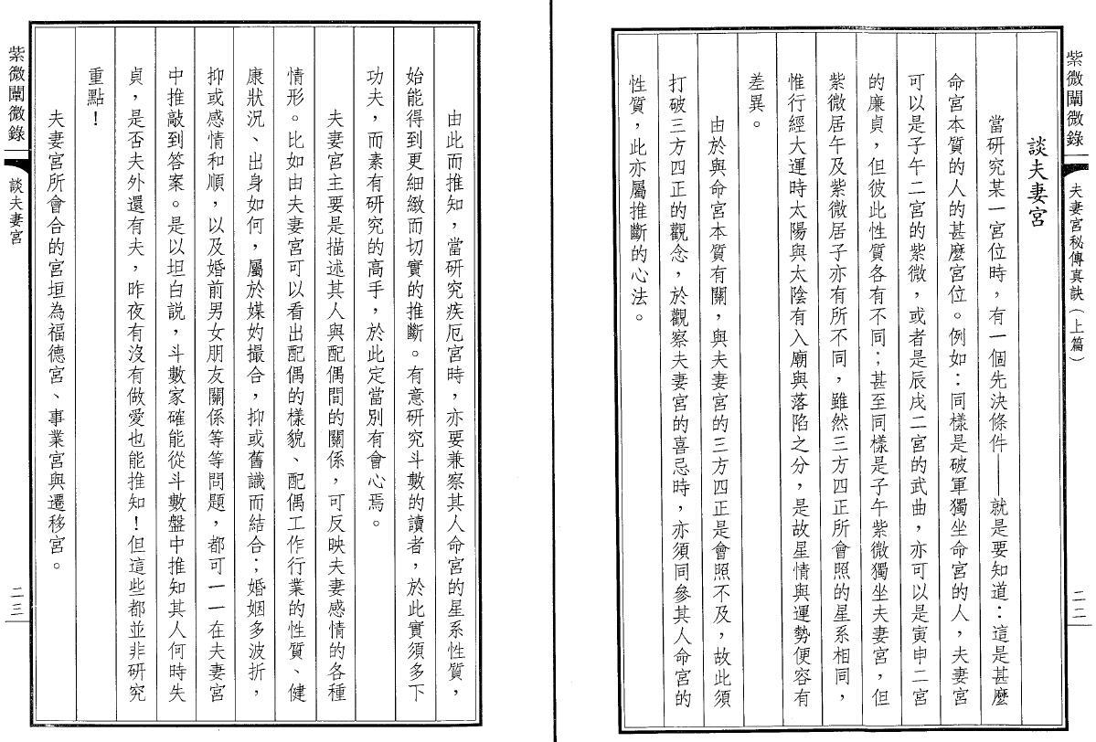 陈雪涛《夫妻宫密传真诀》紫薇阐微录 上下篇合订本 易学 第6张-