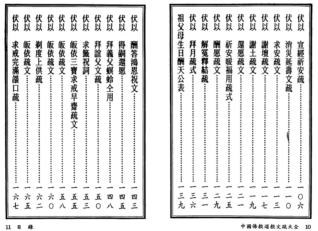 高铭德《中国佛教道教文疏大全》上下册 国学古籍 第4张-