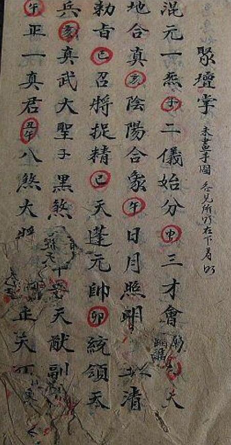 道教古籍《道教掌诀手抄本》30页