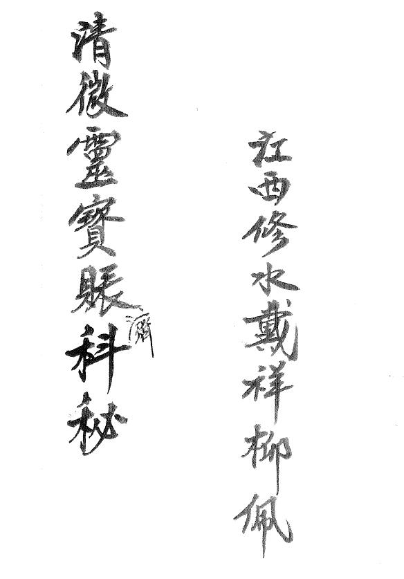 道法符咒《清微灵宝账济科秘》戴祥柳手抄17页