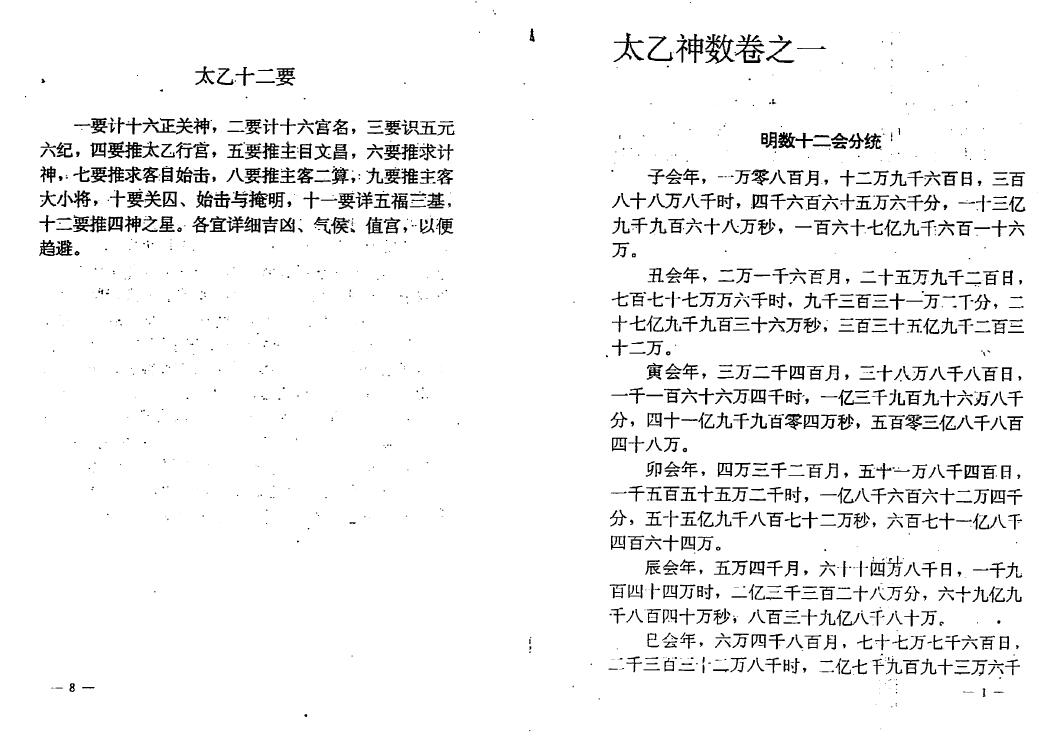 太乙神数统宗大全(原版) 奇门三式 第5张-