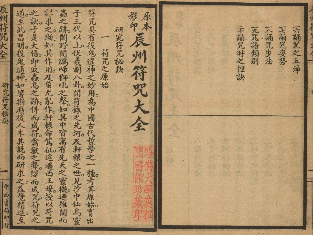 道法符咒《辰州符咒大全》墨井书屋藏版 237页 国学古籍 第3张-