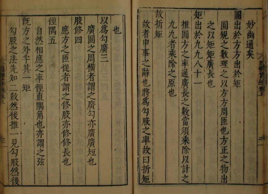 (唐)李淳风《周髀算经》163页 国学古籍 第4张-