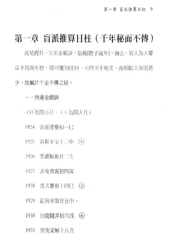 刘威吾《盲派算命秘术》盲派祖传秘法、公式、口诀首度公开 360页 八字命理 第3张-