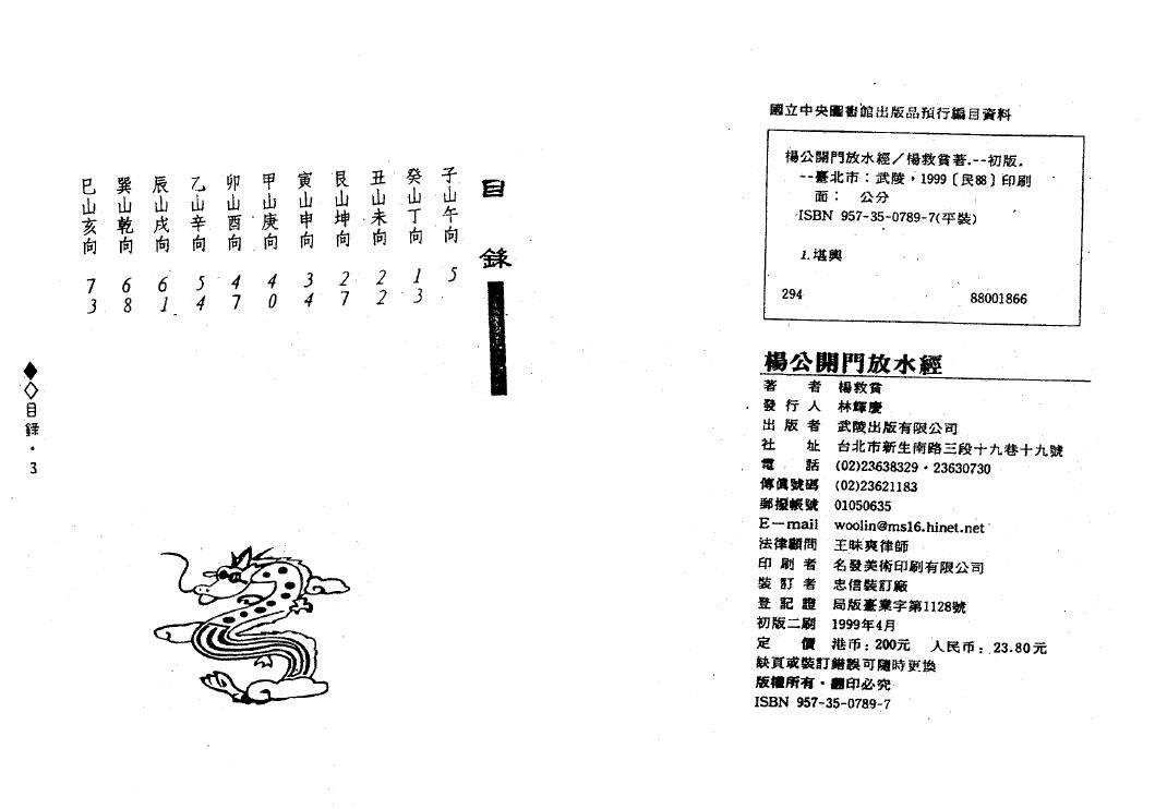 杨救贫《杨公开门放水经(附杨公诀)》215页 国学古籍 第2张-