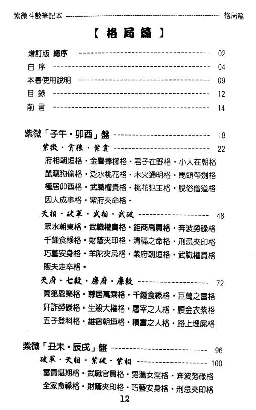 贺春荣《紫微斗数笔记本 紫廉武府相杀破狼 格局篇》(增订版) 易学 第2张-