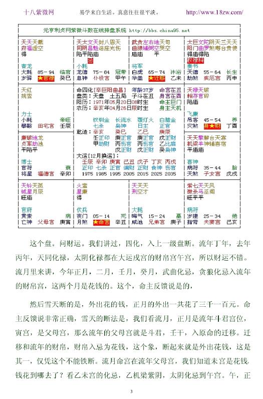宁雪天《观星殿》十八紫微网内部群讲课笔记166页 易学 第4张-