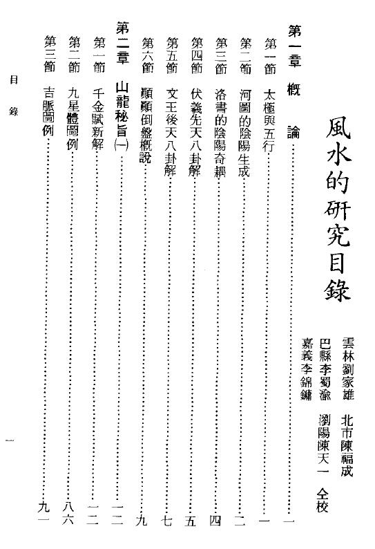 唐正一《风水的研究》213页双面