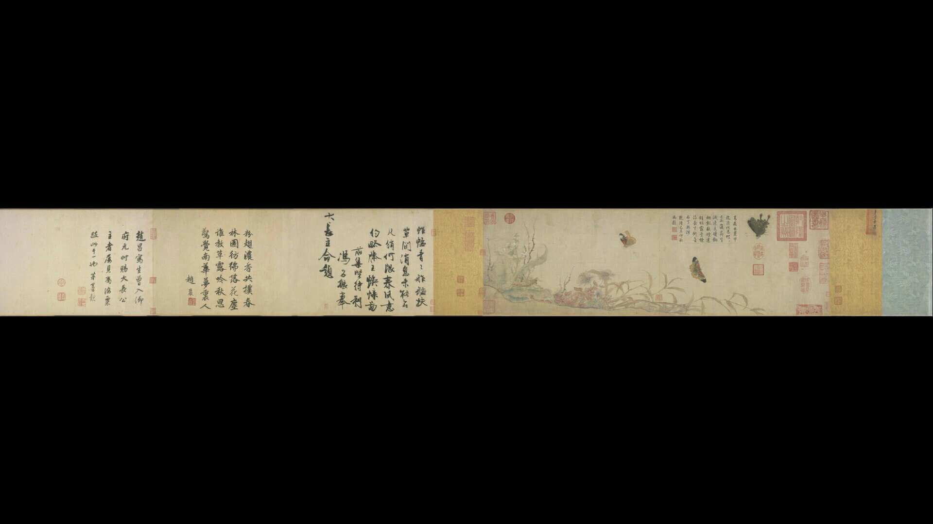 赵昌 写生蛱蝶图