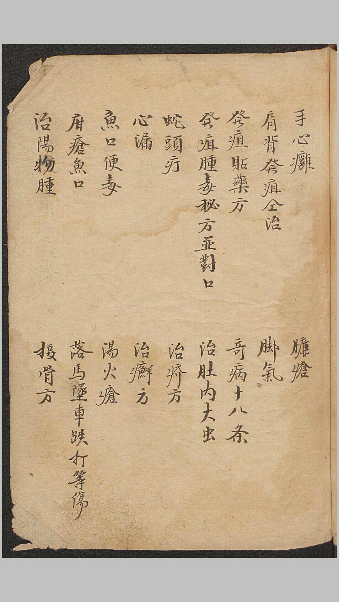 验方抄本