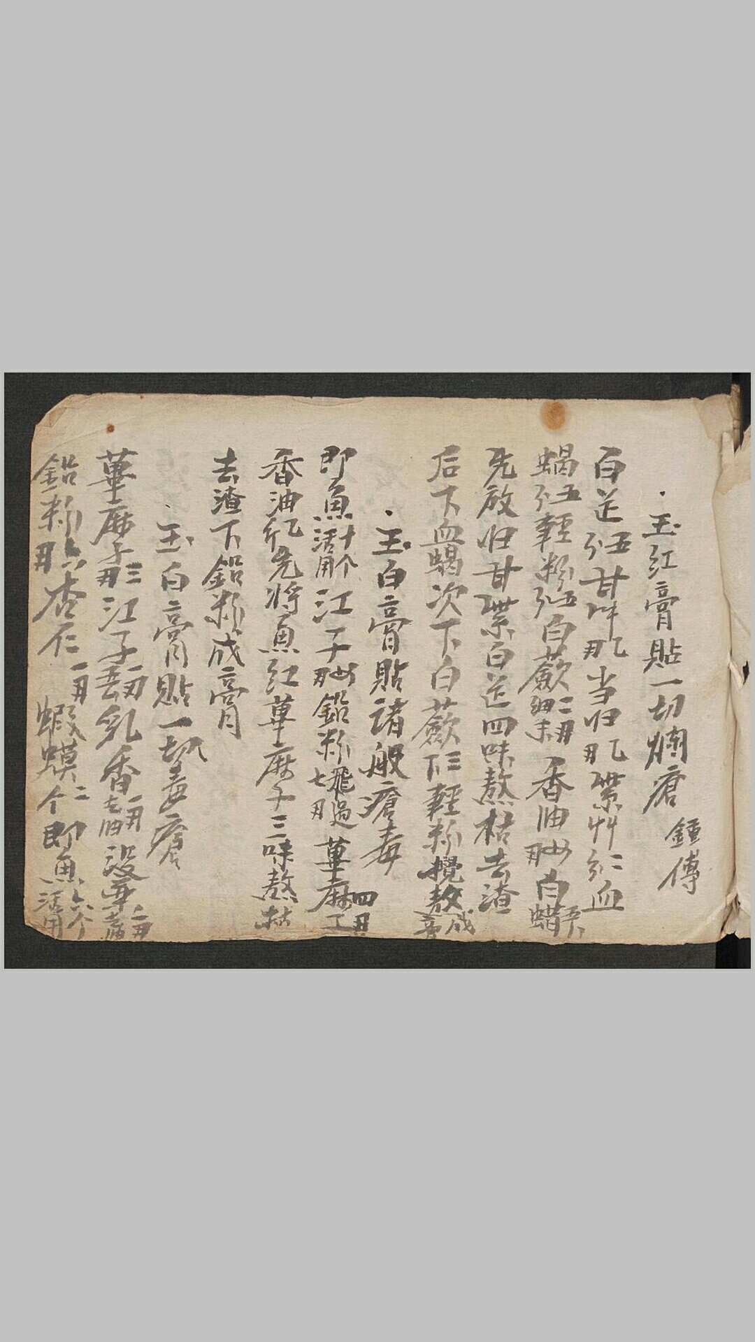 膏药杂病治方