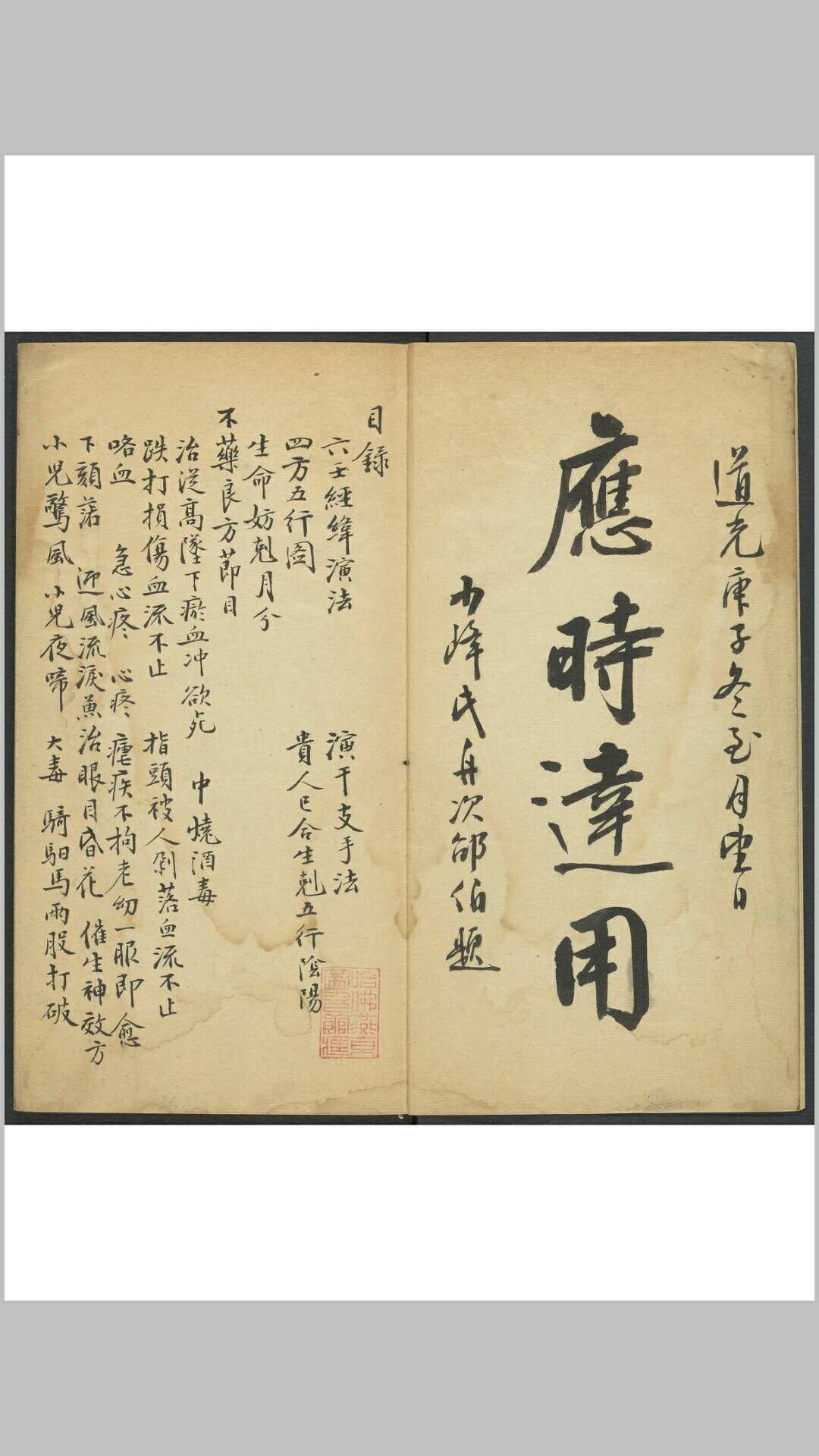应时达用（择吉 药方）