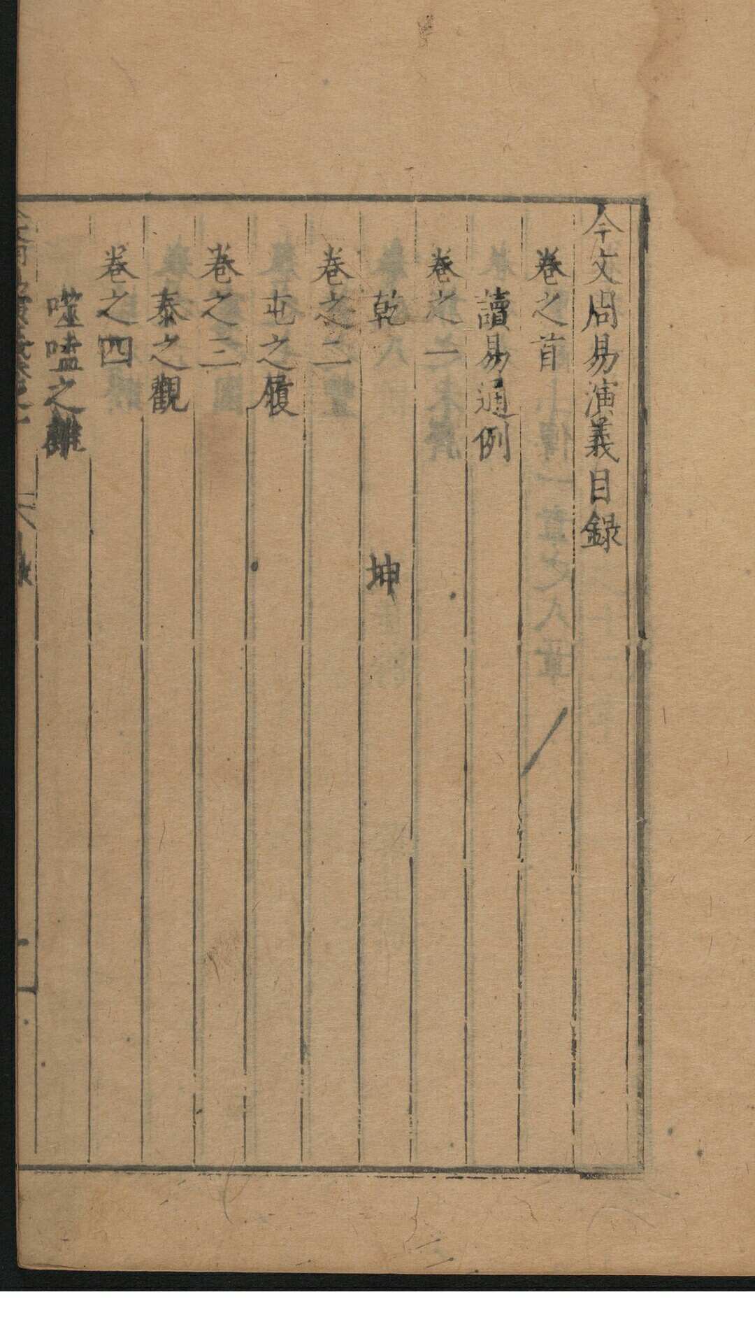 今文周易演义 12卷, 首1卷 徐师曾撰.董汉策, 明隆庆2年
