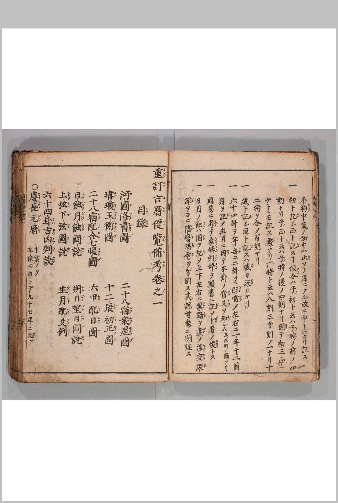 古历便览备考