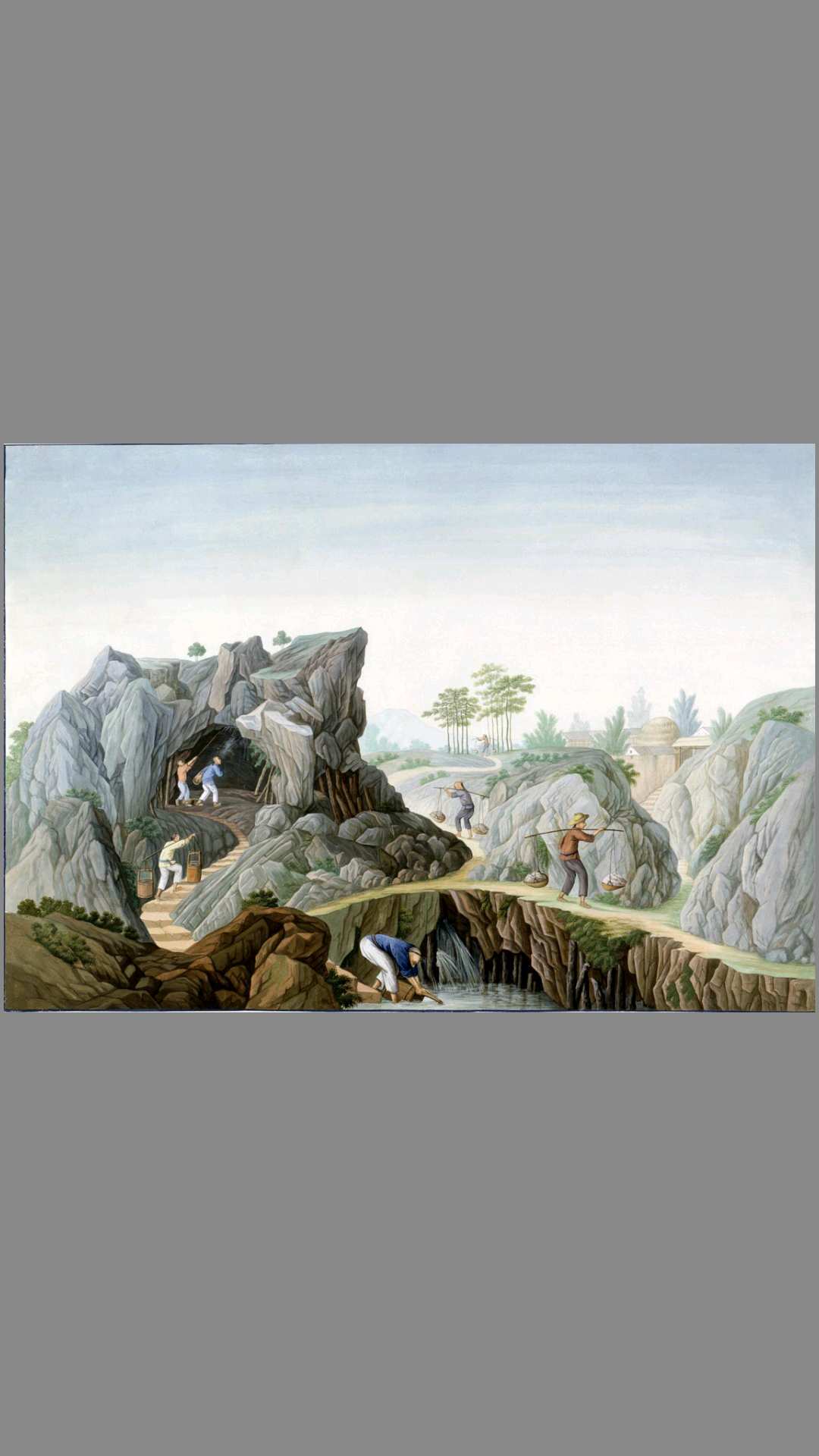 1825年水粉画的中国商品贸易状况