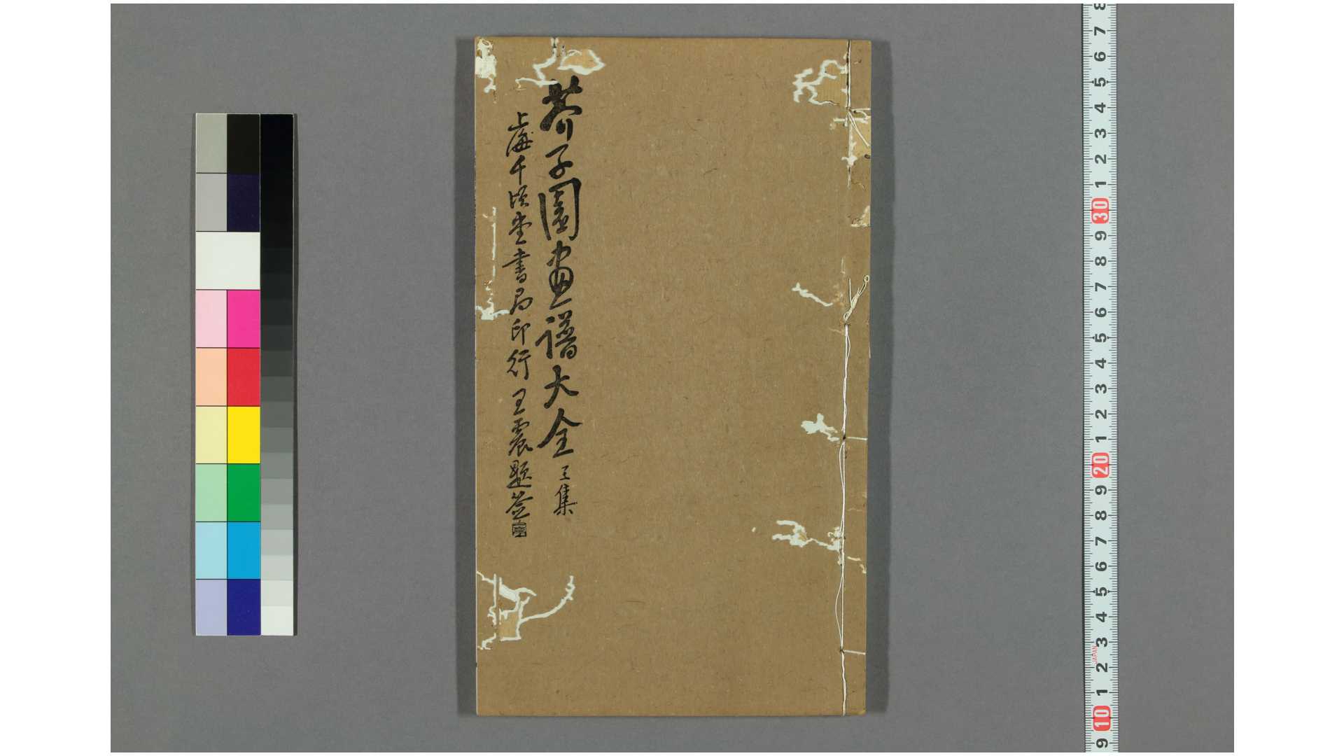 芥子园画谱大全 3集6卷 光绪14年
