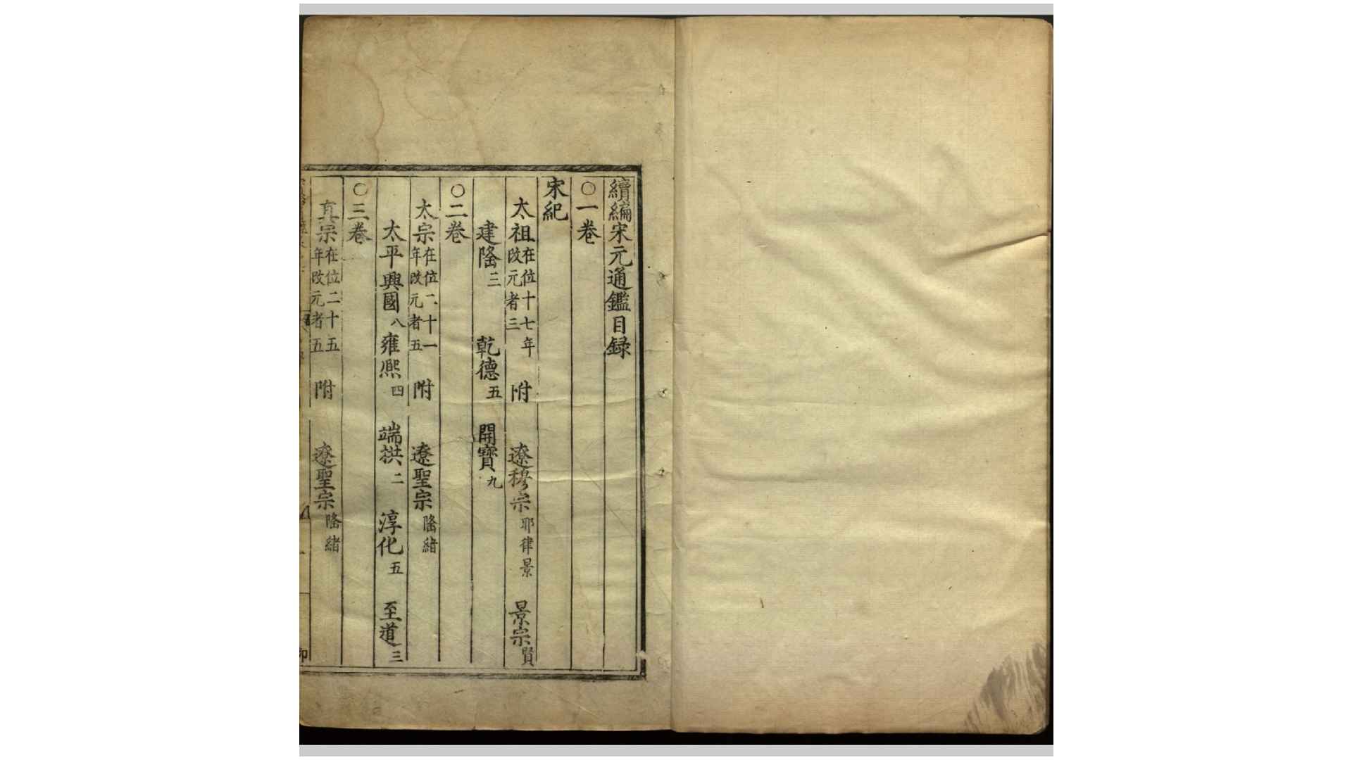 新刊宪台考正宋元通鉴全编21卷.明.刘剡撰 万历间蜀刻本