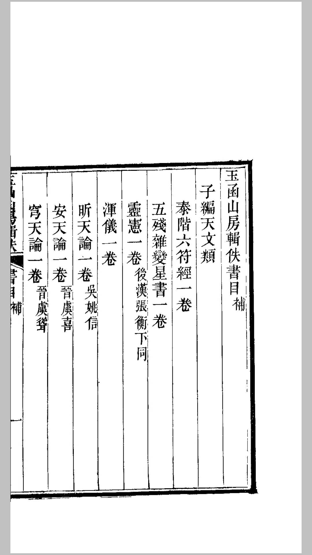 玉函山房易天文阴阳五行术数九册