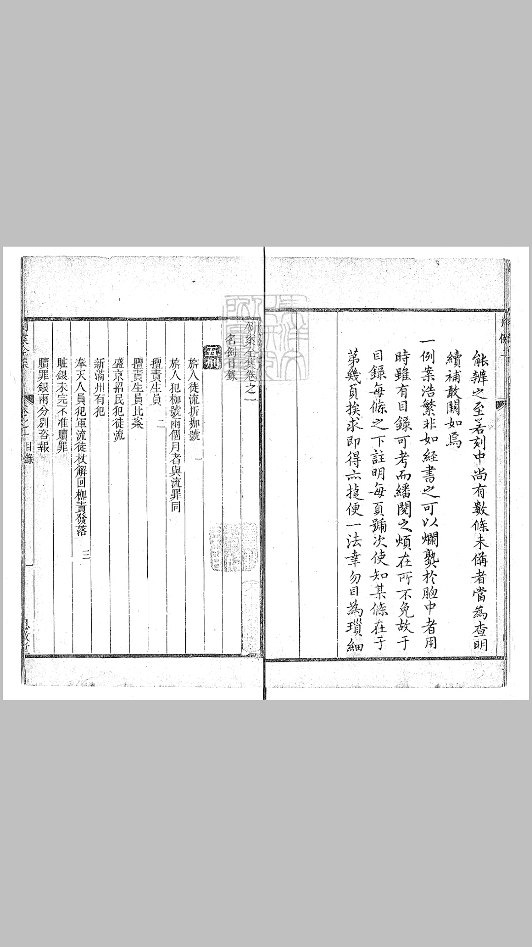 例案全集三十五卷　康熙六十一年序思敬堂刊本