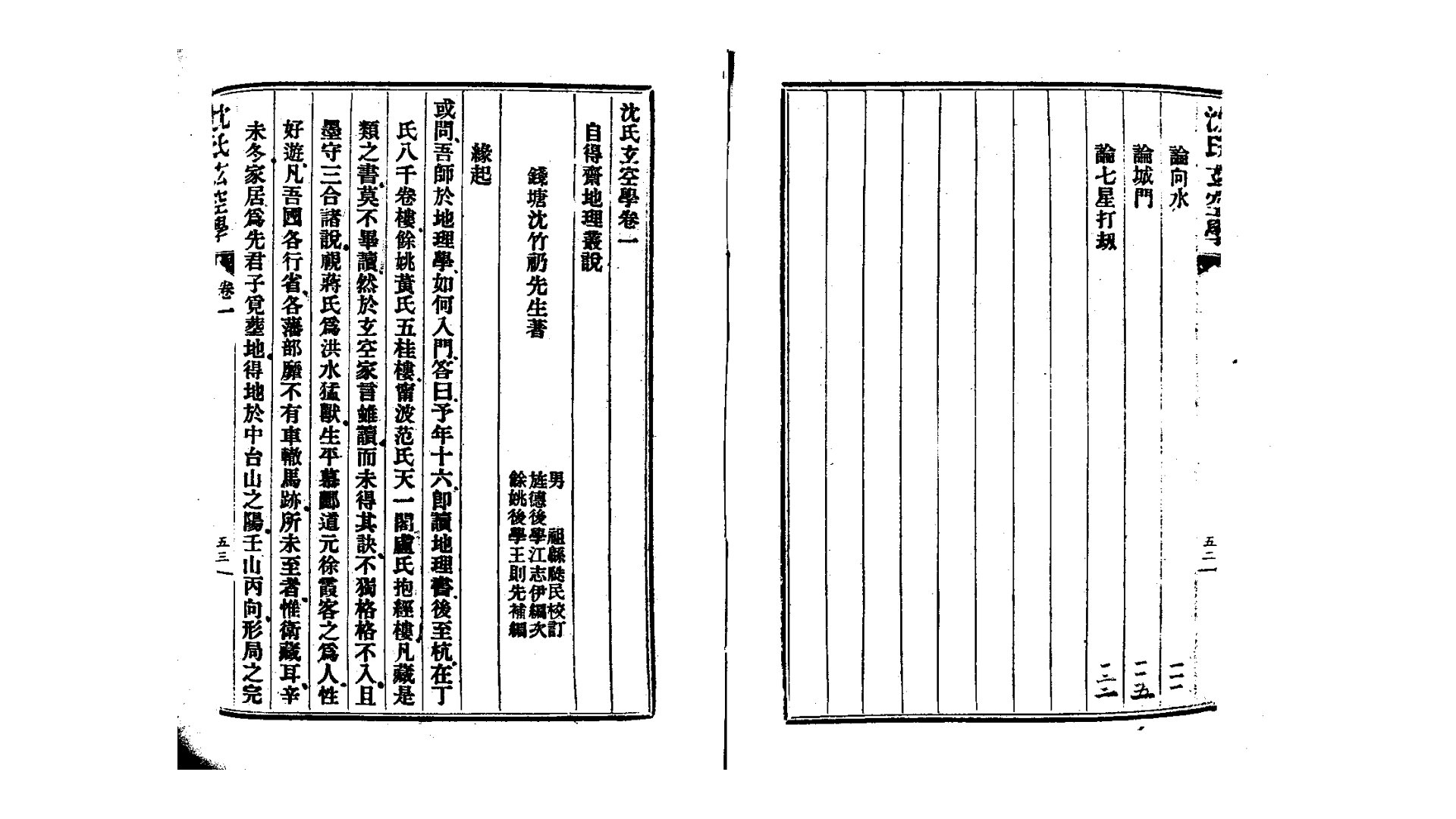 沈竹礽 《沈氏玄空学》 民国版