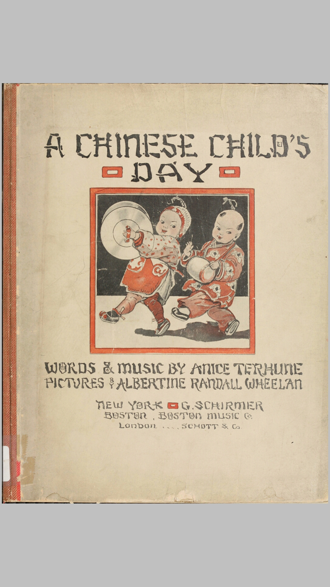 A chinese child’s day.By Anice Terhune.插画.Albertine Randall Wheelan.1910年