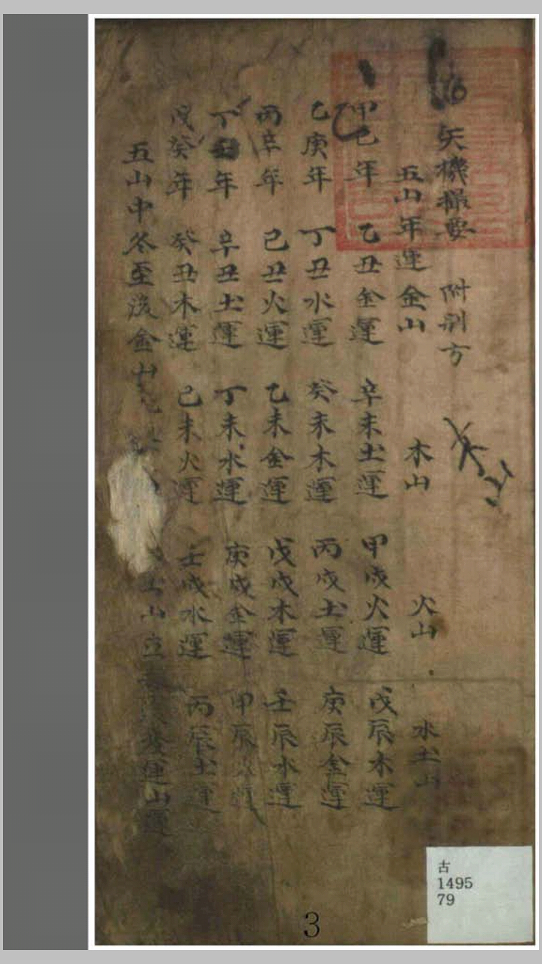 天机撮要择吉秘抄
