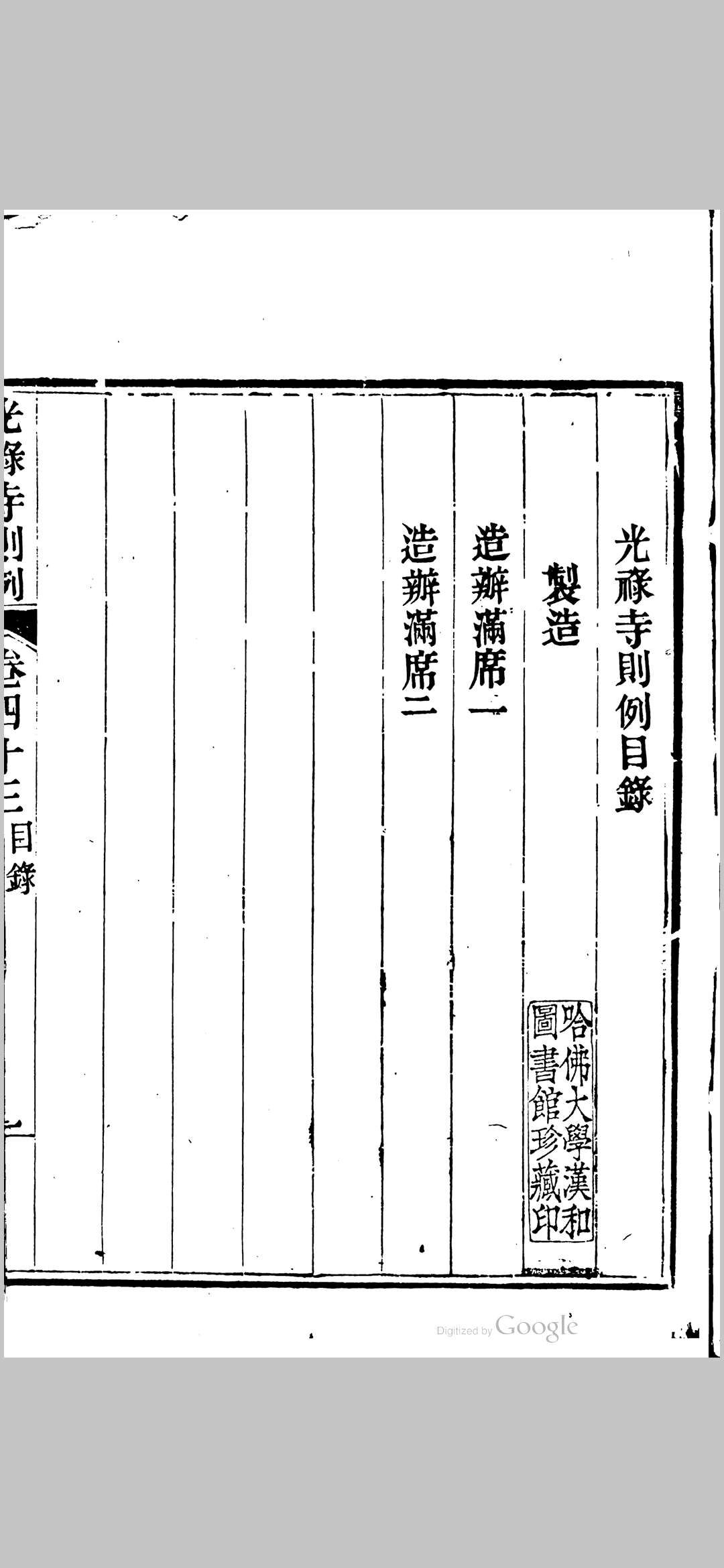 光禄寺则例